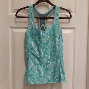 🐢Nike Dri-Fit Live Strong Women's  Tank Top w/Built-In Bra Sz Sm/Med.
